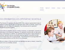 Tablet Screenshot of co-operativeschools.coop